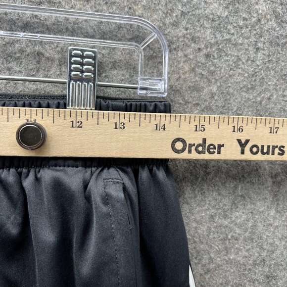 Adidas Shorts Men Large Black White Athletic Basketball Training Gym Trefoil - Picture 6 of 14